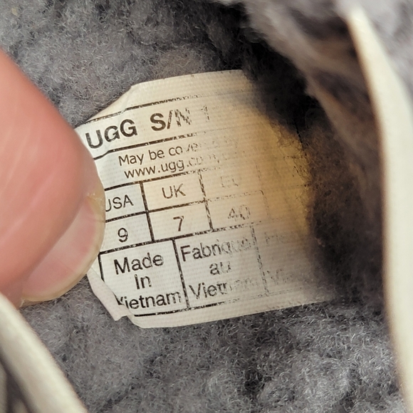 Grey Ugg Oh Fluffita Sandals Platform - Picture 9 of 9